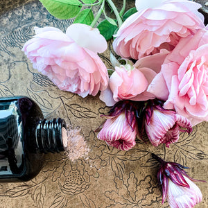 Rose & Hibiscus 💫 Transforming Beauty Mask || Farm Grown Rose + Hibiscus, Calendula, Nettle, Yarrow || Frankincense